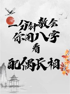 如何通过八字,知道未来配偶的相貌?-道一卦