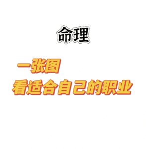 你的八字中暗藏了你的职业定数-道一卦